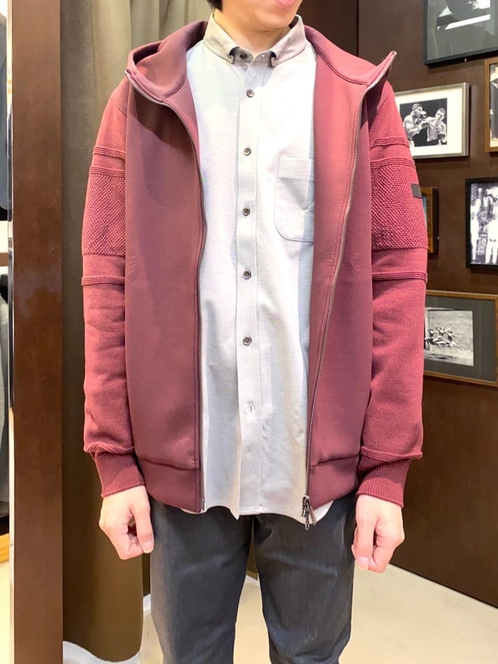 コバヤシさんの「TAKEO KIKUCHI｜【Made in JAPAN】播州織 ヘリンボン ストレート パンツ」を使ったコーディネート