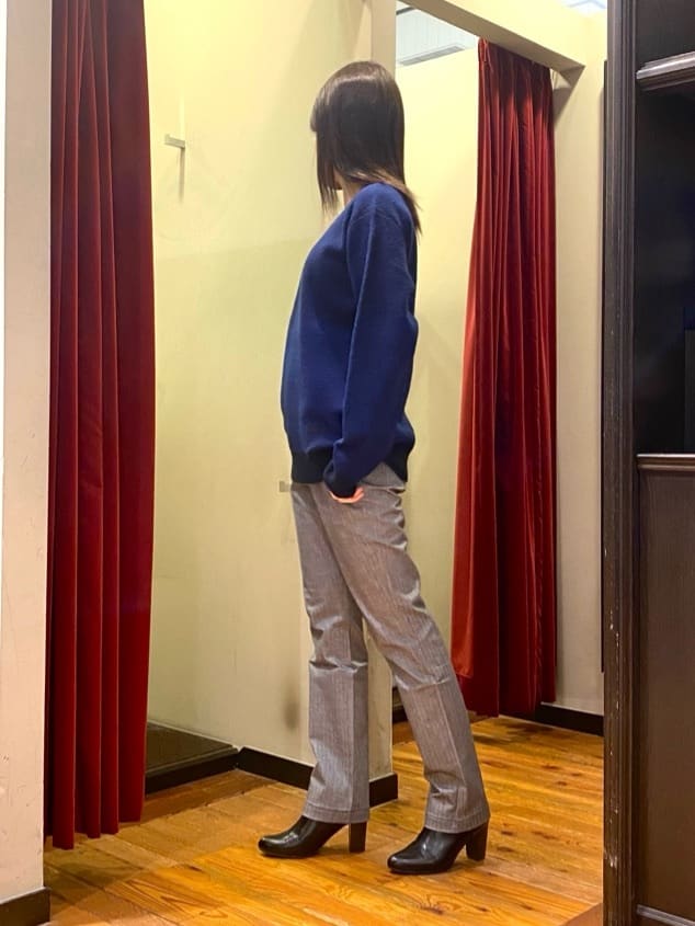 かわぴーさんの「TAKEO KIKUCHI｜【Made in JAPAN】播州織 ヘリンボン ストレート パンツ」を使ったコーディネート