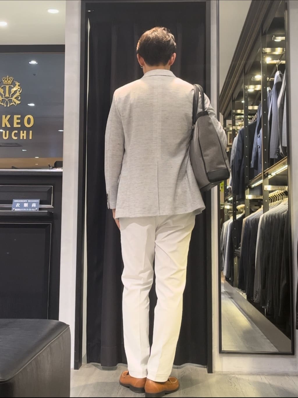 ジュンさんの「TAKEO KIKUCHI｜【尾州織】リネンブレンド メッシュ ジャケット」を使ったコーディネート
