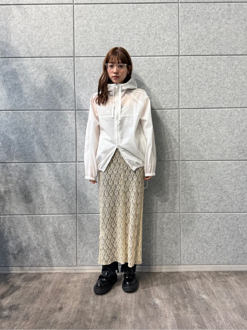 miyu maesakaさんの「CODE A｜◆stretch lace cami dress」を使ったコーディネート