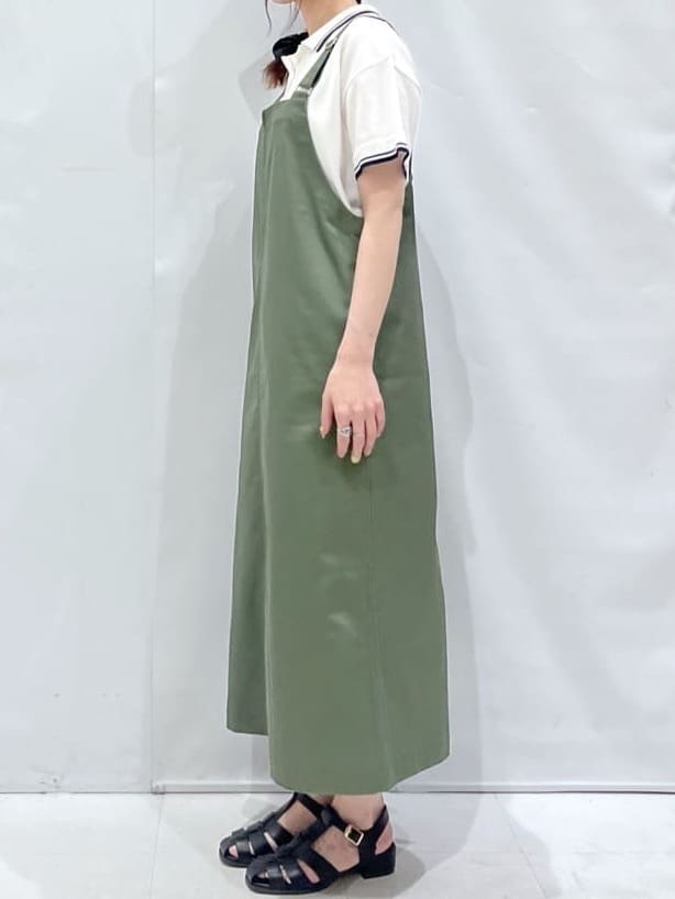 komaさんの「OPAQUE.CLIP｜◆ロゴ刺繍ポロニット【洗濯機洗い可／抗ピル】」を使ったコーディネート