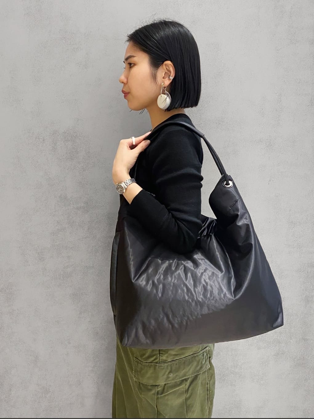 Uさんの「HIROKO HAYASHI｜ENORME（エノルメ）ショルダーバッグ」を使ったコーディネート
