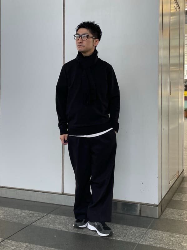 加藤裕樹さんの「TAKEO KIKUCHI｜【ウールカシミヤブレンド】ビーバー調 スタンドカラー コート」を使ったコーディネート