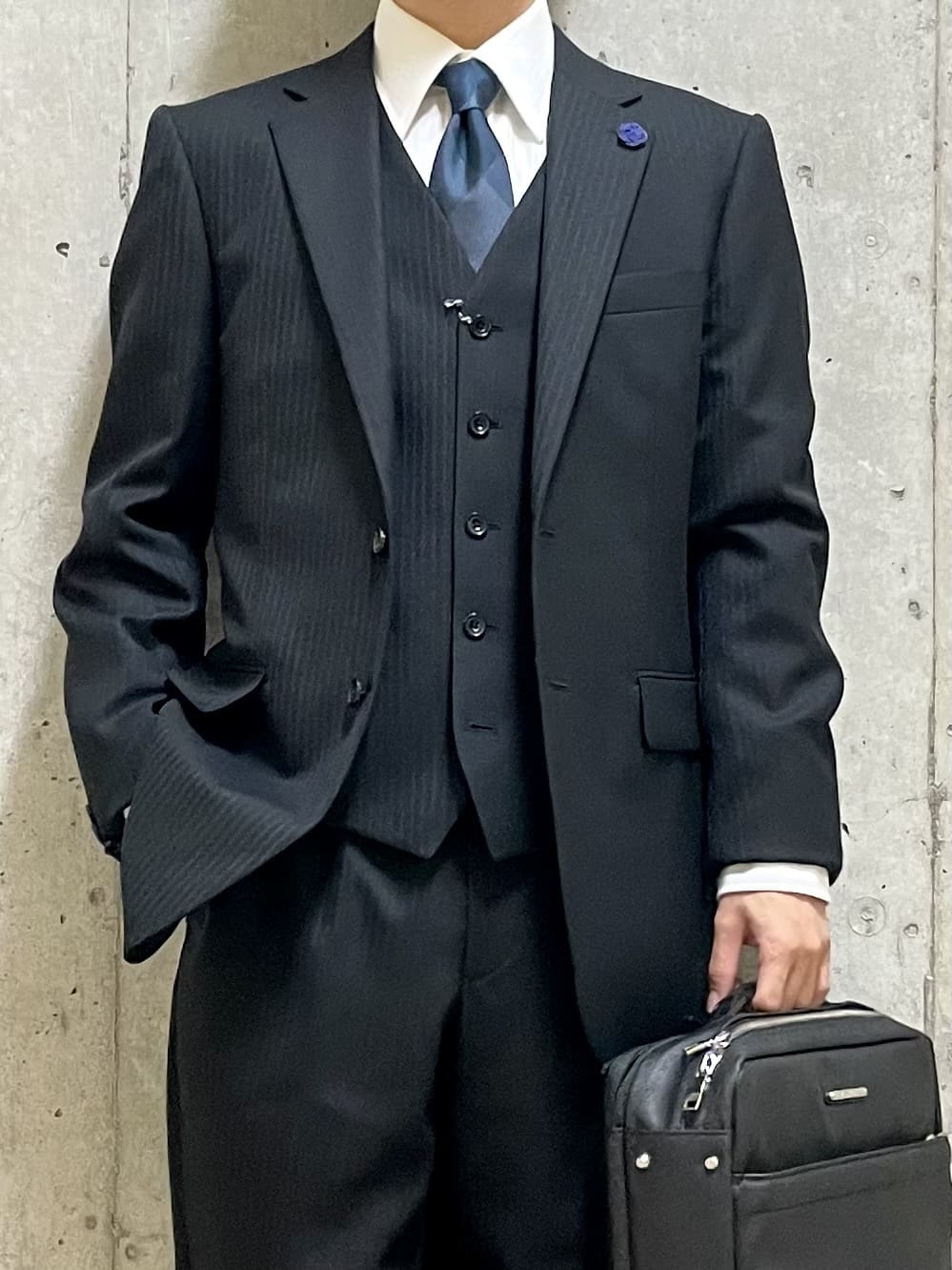 すずきさんの「TAKEO KIKUCHI｜【Made in JAPAN】ドビーストライプ ドレス シャツ」を使ったコーディネート