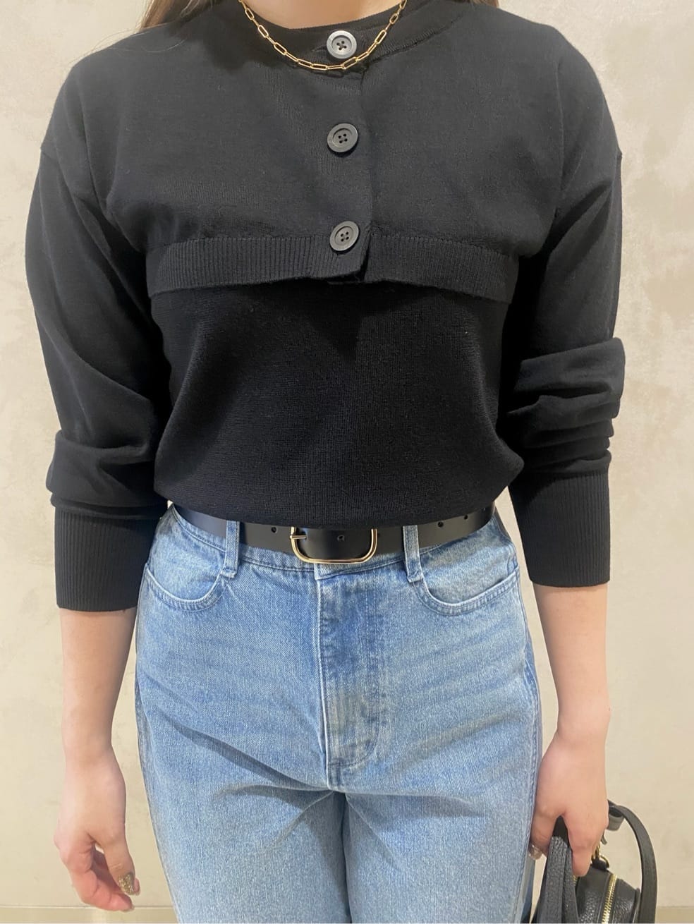 miさんの「UNTITLED｜【古畑星夏さん着用/追加/本革/日本製】オーバルベルト30mm」を使ったコーディネート