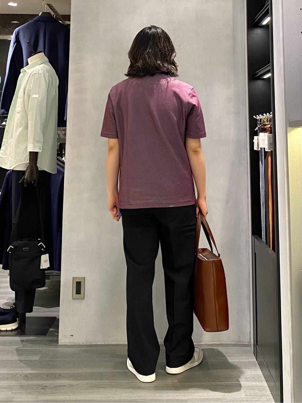 nishiさんの「TAKEO KIKUCHI｜【抗菌防臭／9色5サイズ展開】ハニカムメランジ ポロシャツ」を使ったコーディネート