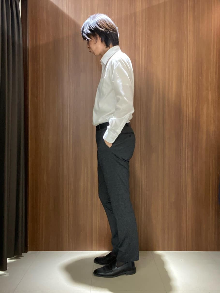 かたやまさんの「TAKEO KIKUCHI｜【ONOFF対応】TRダブルニット ストレッチパンツ」を使ったコーディネート