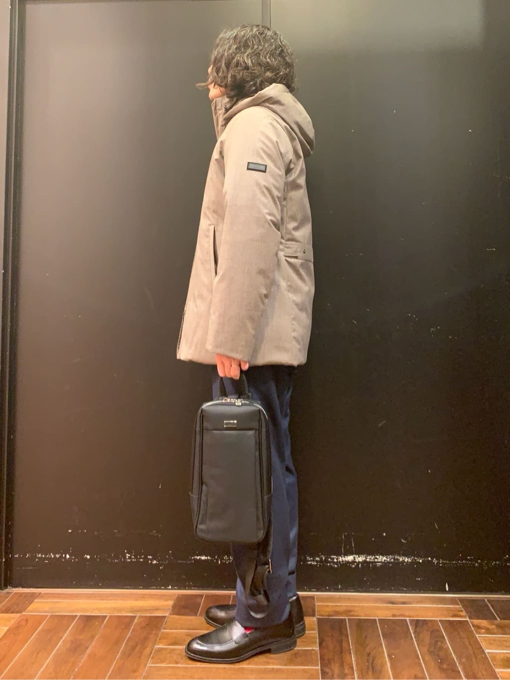 木村剛さんの「TAKEO KIKUCHI｜【DOWN FABRIC】ダウンファブリック ドレスパンツ / セットアップ対応」を使ったコーディネート