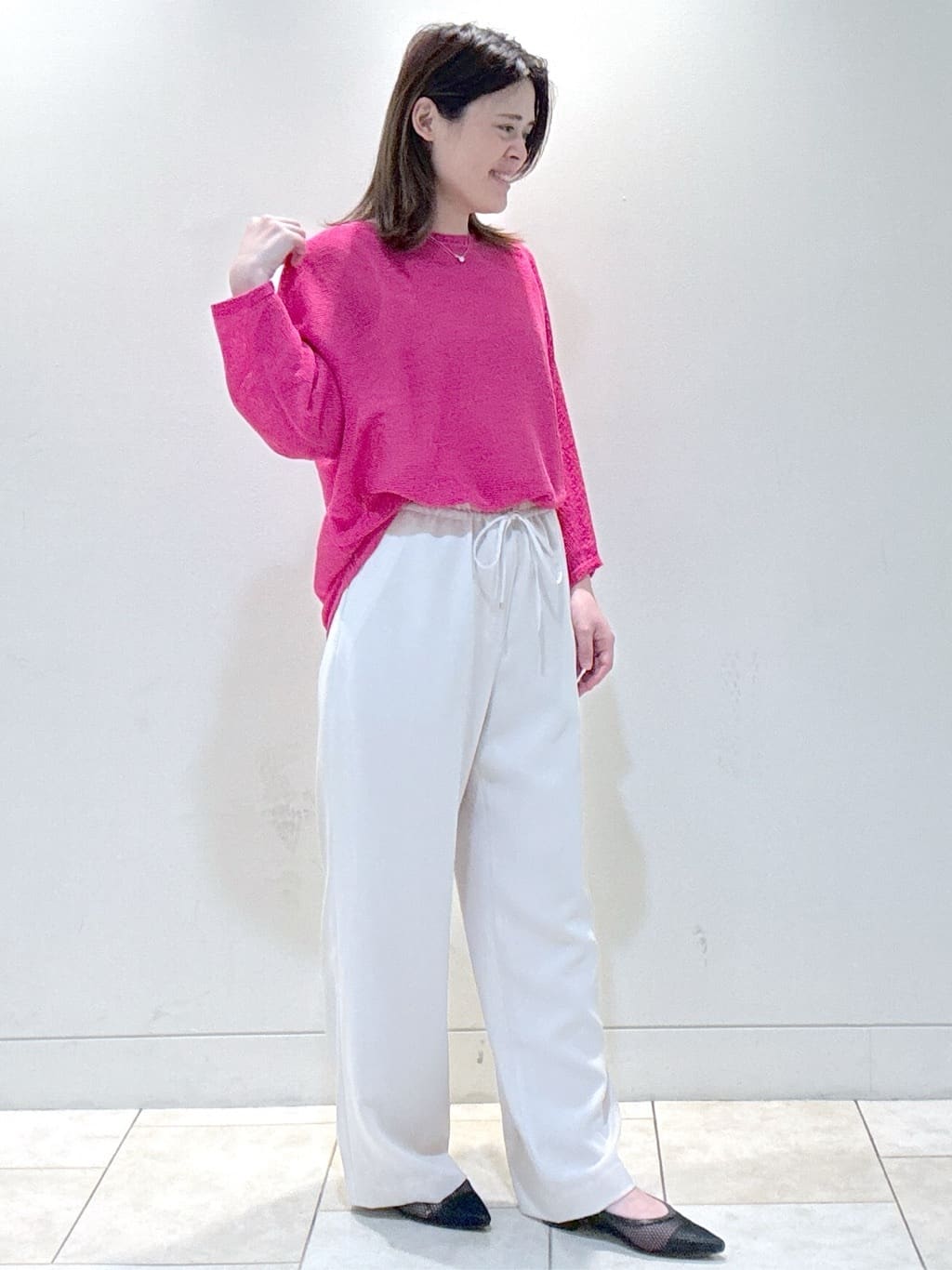 S&auml;K&iuml;さんの「Reflect｜◆【手洗い可】ドライタッチホールガーメント（R）ニット」を使ったコーディネート