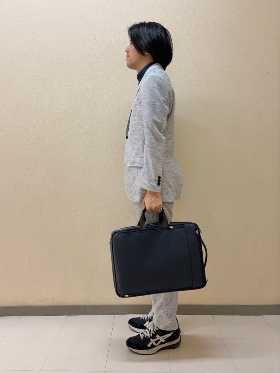 及川さんの「TAKEO KIKUCHI｜【尾州織】リネンブレンド メッシュ ジャケット」を使ったコーディネート