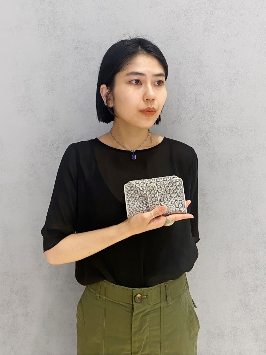 Uさんの「HIROKO HAYASHI｜GIRASOLE（ジラソーレ）マルチ財布」を使ったコーディネート