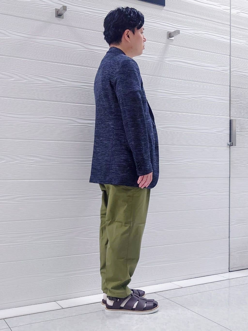 かずさんの「TAKEO KIKUCHI｜【刺繍ロゴT】スムース ワンポイント Tシャツ」を使ったコーディネート