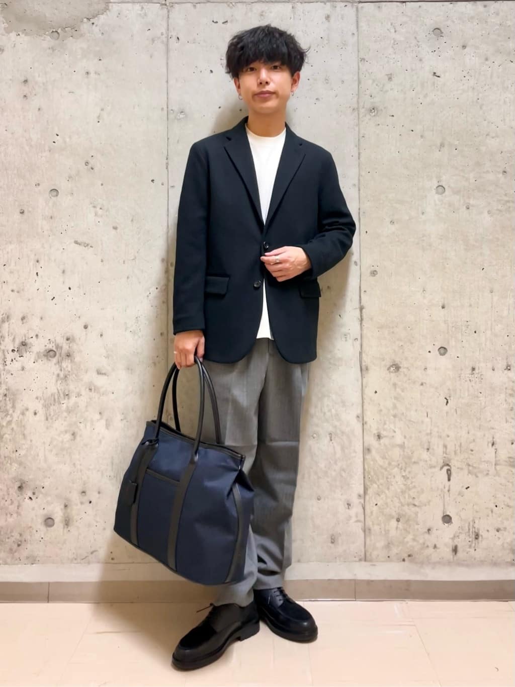 すずきさんの「TAKEO KIKUCHI｜【抗菌防臭】クロスウィーブ ジャケット」を使ったコーディネート