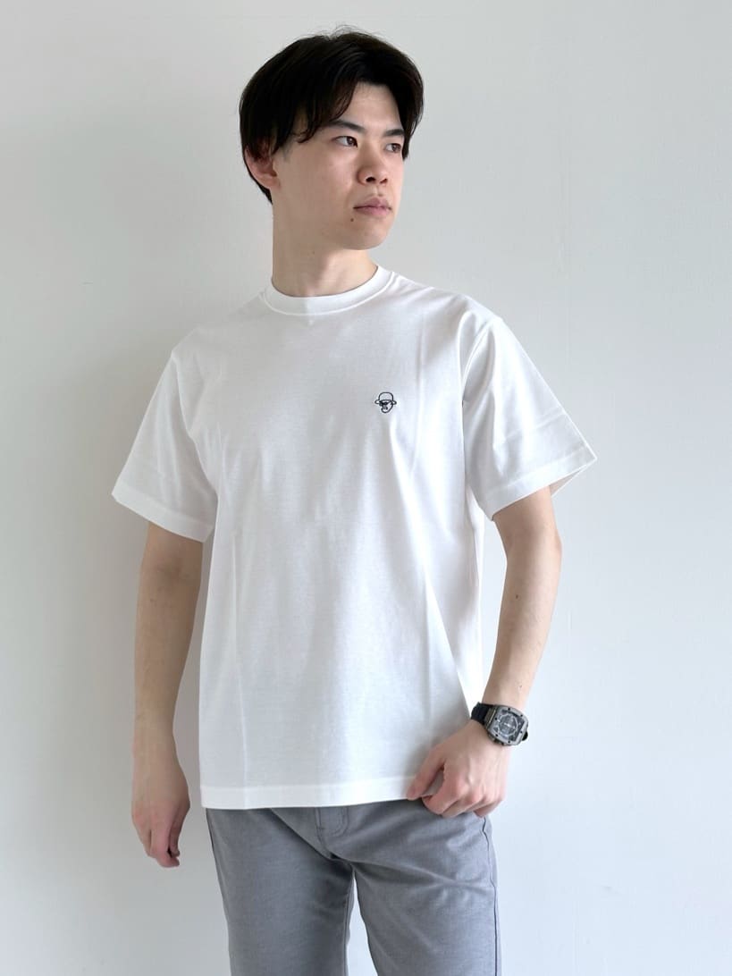 イッシーさんの「TAKEO KIKUCHI｜【Made in JAPAN】播州織 ストレッチ パンツ」を使ったコーディネート