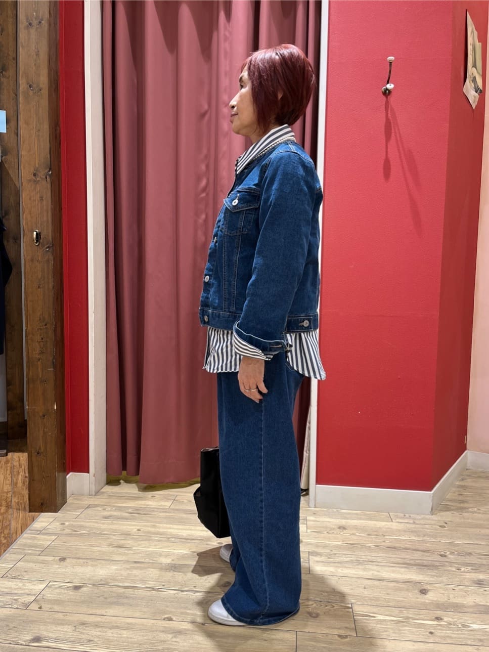 アンディさんの「SHOO･LA･RUE｜◆ロープハンドルトートバッグ」を使ったコーディネート