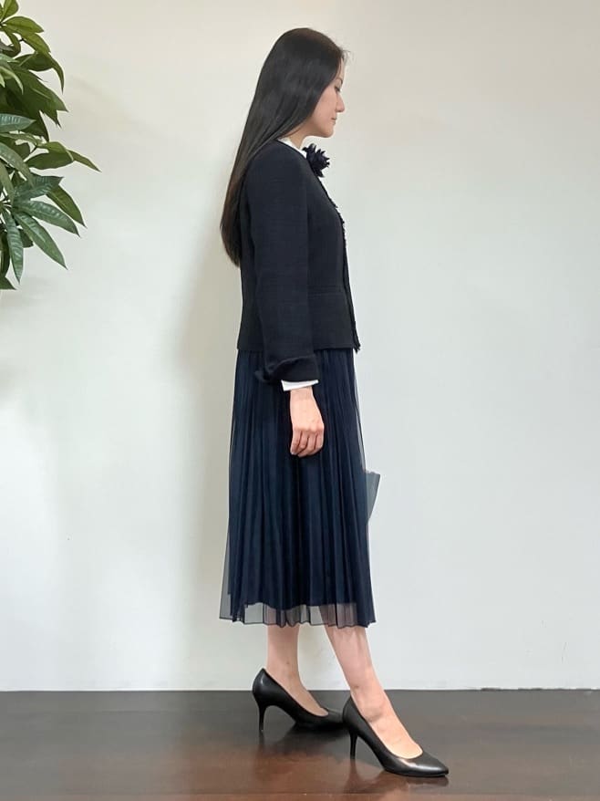カレンさんの「UNTITLED｜【追加6/日本製】2連フェイクパールネックレス」を使ったコーディネート