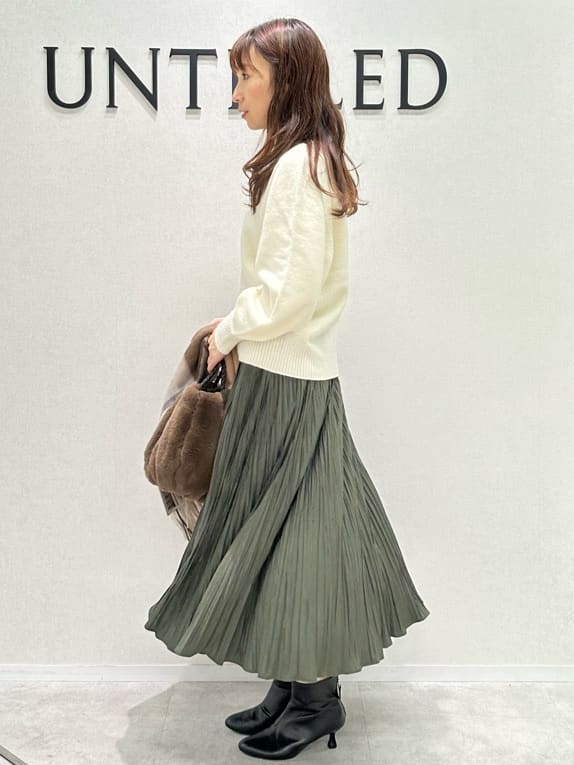 Miwaさんの「UNTITLED｜【日本製／2WAY衿】スタンドカラー ロングコート」を使ったコーディネート