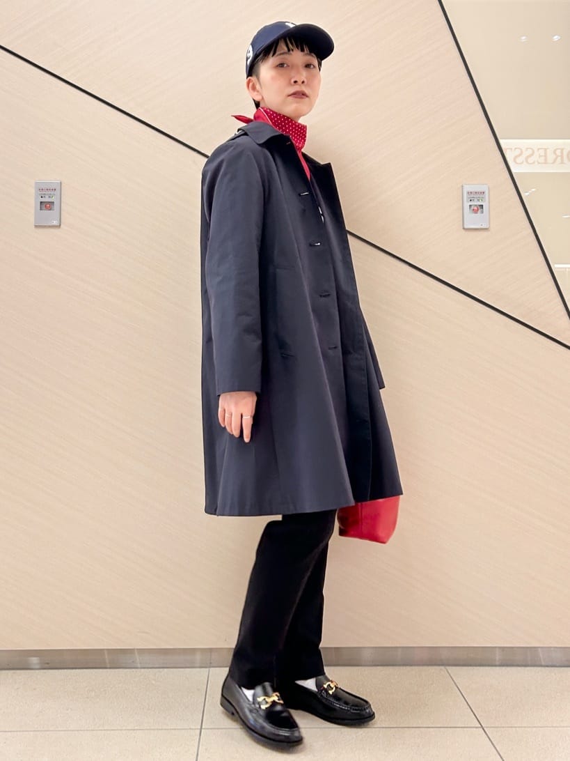 OCHIAIさんの「DRESSTERIOR｜シルケットコットン　ドットハンカチーフ」を使ったコーディネート