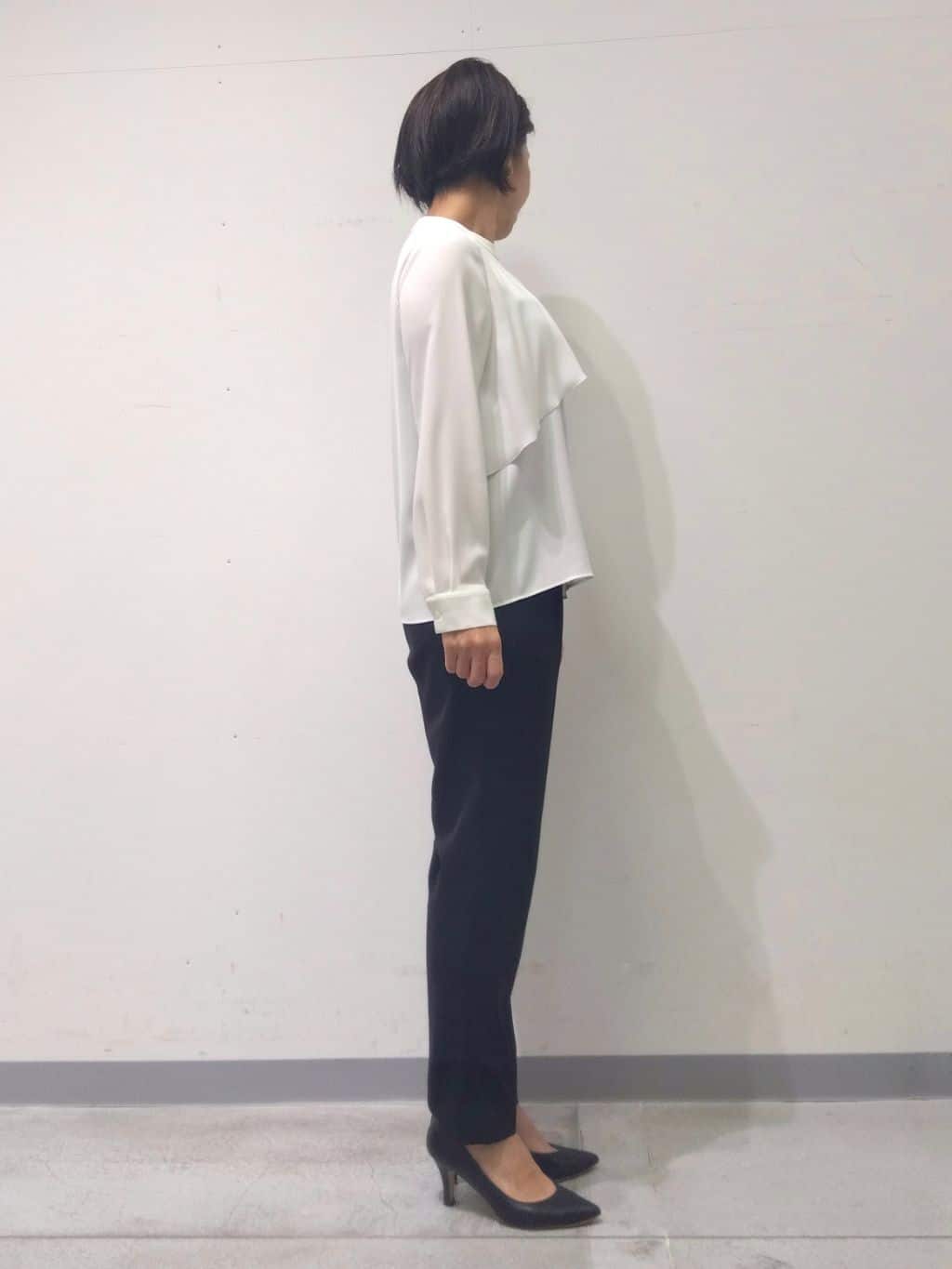 Kさんの「INDIVI｜【洗える／UVケア／スーツ】ストレッチテーラードカラージャケット」を使ったコーディネート