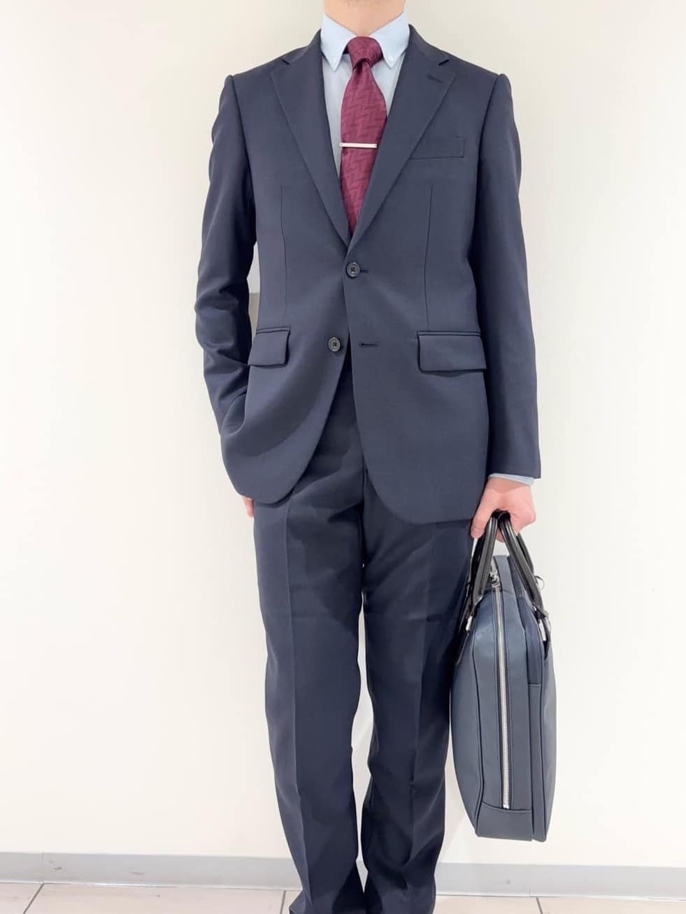 及川さんの「TAKEO KIKUCHI｜【Made in JAPAN】矢絣（やがすり）シルクネクタイ」を使ったコーディネート
