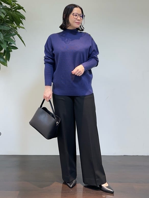 Asamiさんの「UNTITLED｜【日本製／2WAY衿】スタンドカラー ロングコート」を使ったコーディネート