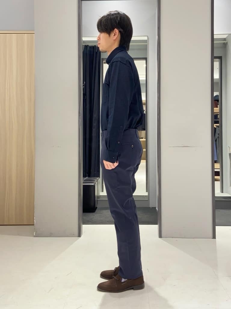 わいずみさんの「TAKEO KIKUCHI｜【抗菌防臭/シーズンレス】シアサッカー ジャージシャツ」を使ったコーディネート