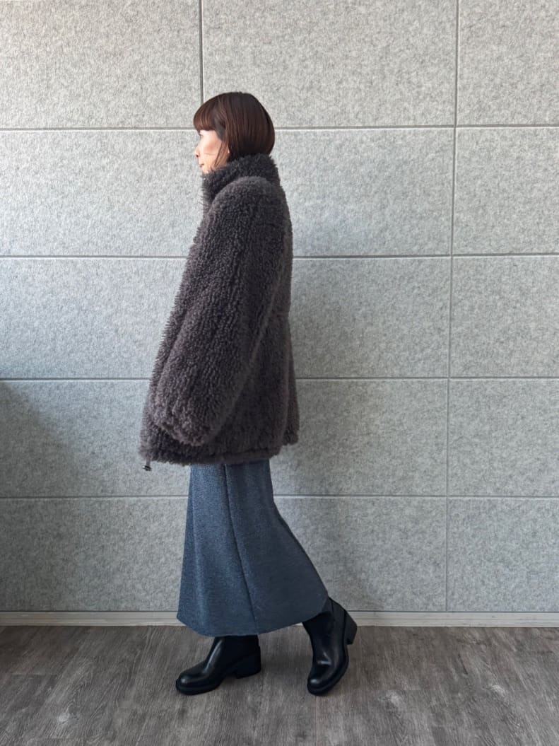 designer yukaさんの「CODE A｜lame skirt」を使ったコーディネート
