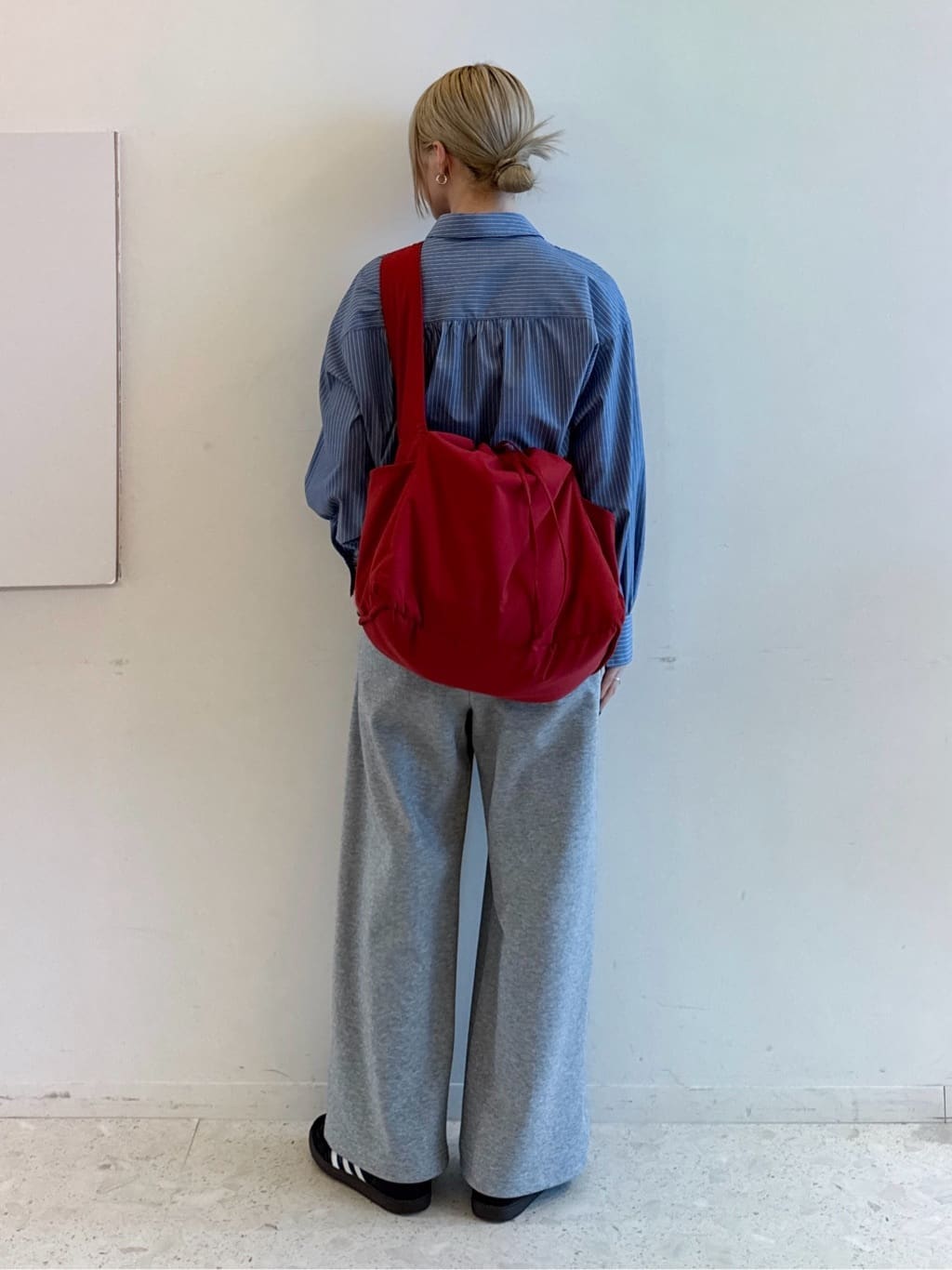 omaさんの「THE SHOP TK｜◆リボンギャザーシャツ【洗濯機OK】」を使ったコーディネート