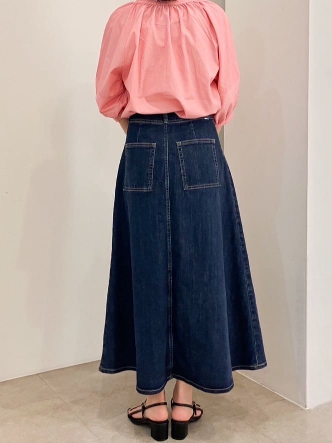 kanakoさんの「grove｜◆【夏に嬉しい機能付き】ランタンスリーブシャツブラウス」を使ったコーディネート