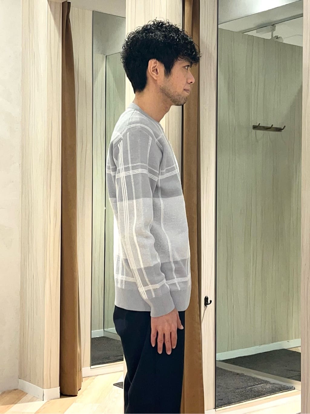URAさんの「TAKEO KIKUCHI｜【3WAY】ハウンズトゥース ダウンライナー コート」を使ったコーディネート