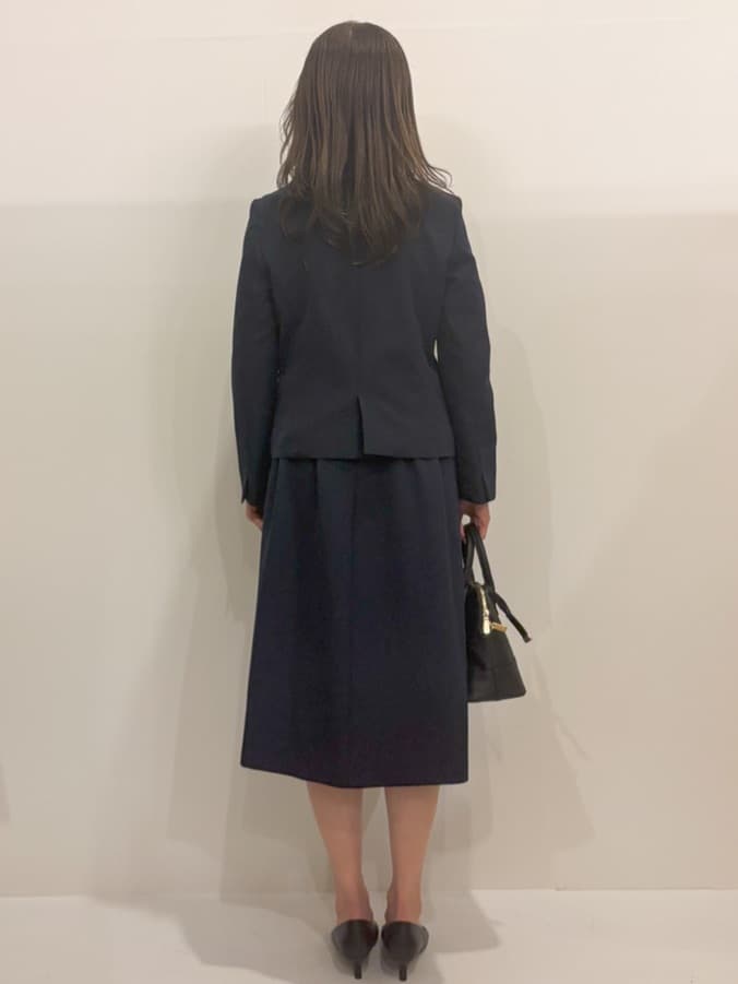 Satoさんの「OPAQUE.CLIP｜◆《通勤セットアップ対応》キーネックジャケットダブルクロス【洗濯機洗い可】」を使ったコーディネート