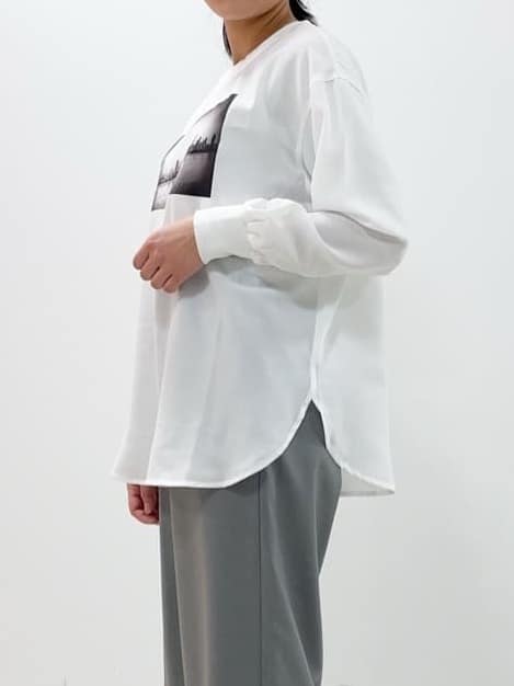 yasuokaさんの「Dessin｜◆【ウエストゴム・洗える】裾ドロスト付きパンツ（S～L）」を使ったコーディネート