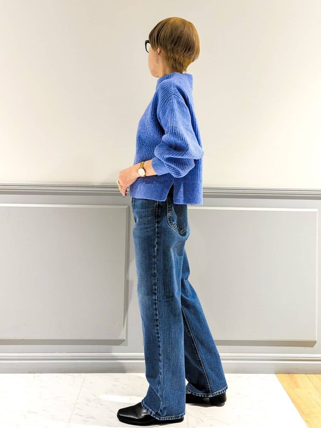chieさんの「grove｜【Lee&times;grove別注】STRAIGHT DENIM PANTS」を使ったコーディネート