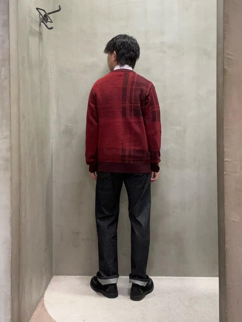 コウノ モトヤさんの「TAKEO KIKUCHI｜【モンスターストレッチ】日本製 ワンウォッシュ デニムパンツ」を使ったコーディネート