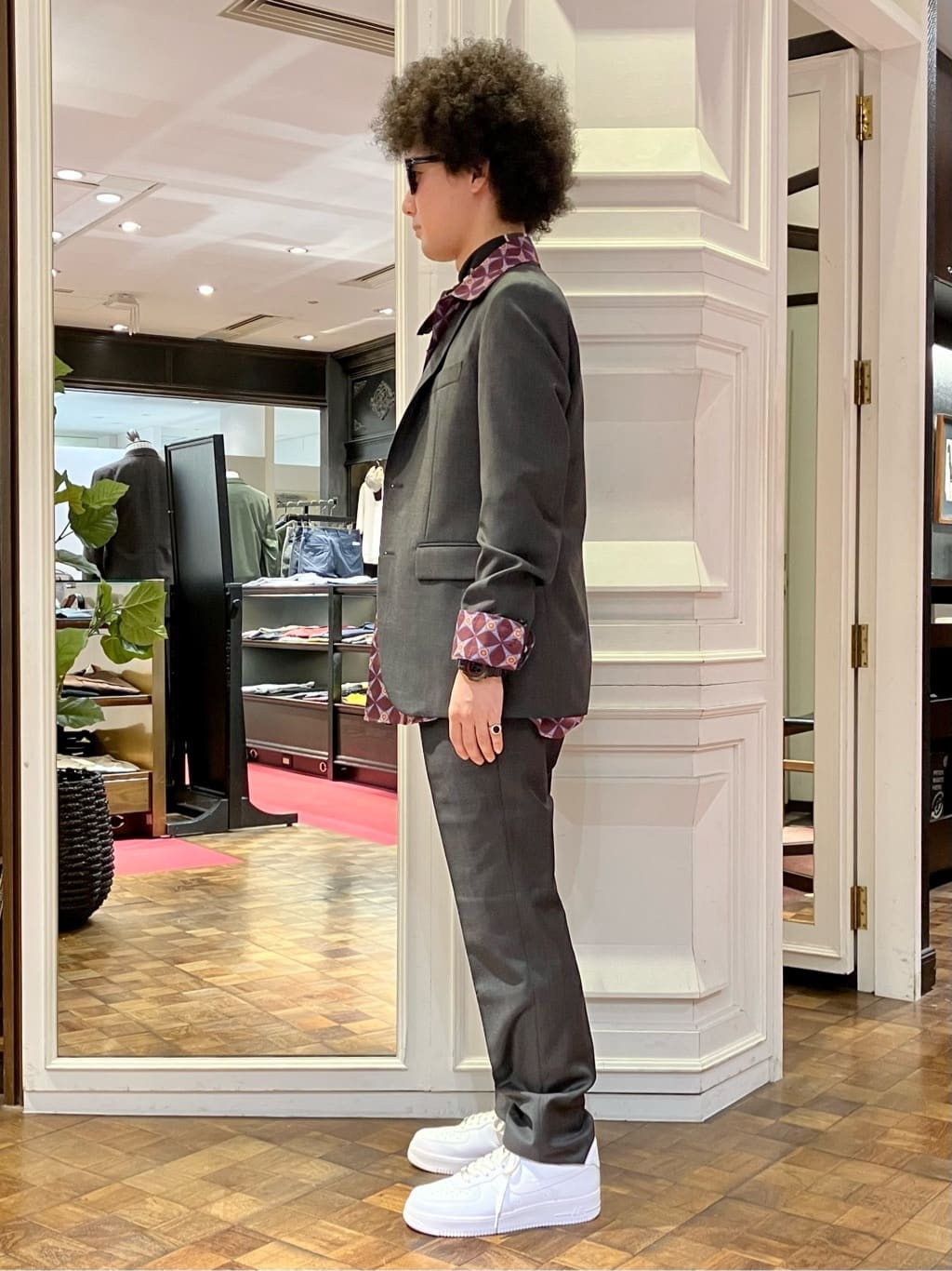 MATSUさんの「TAKEO KIKUCHI｜ボーラーハット ハンドペイントライク バンダナ」を使ったコーディネート