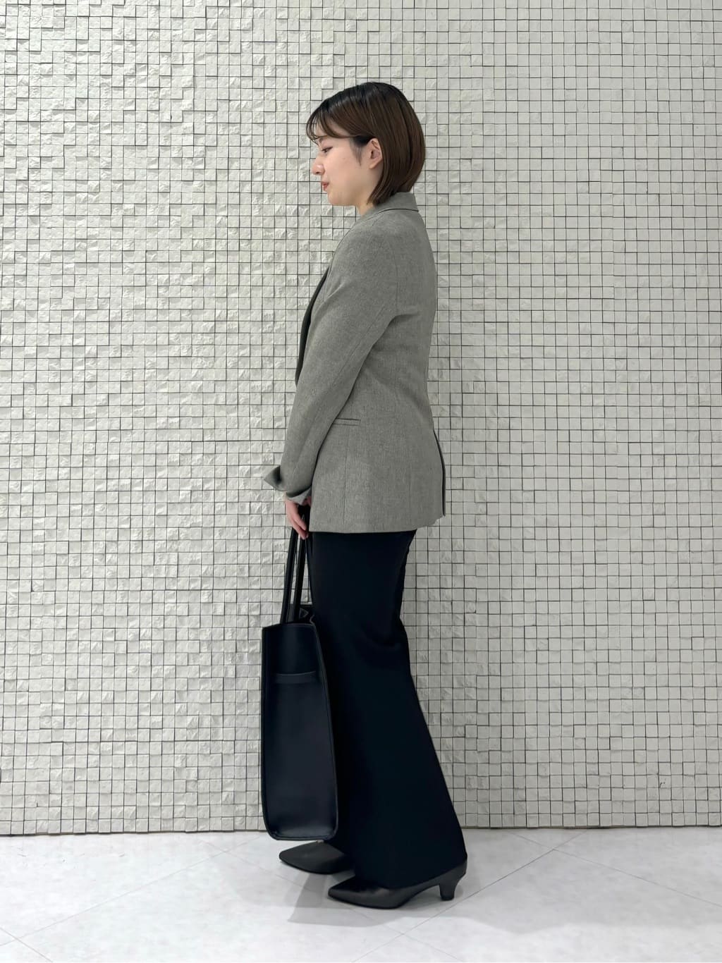 sakuさんの「INDIVI｜【セレモニーにおすすめ！】パール調トップネックレス」を使ったコーディネート