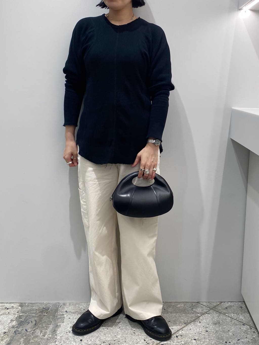Uさんの「HIROKO HAYASHI｜◆LEO(レオ)クロワッサンバッグM」を使ったコーディネート