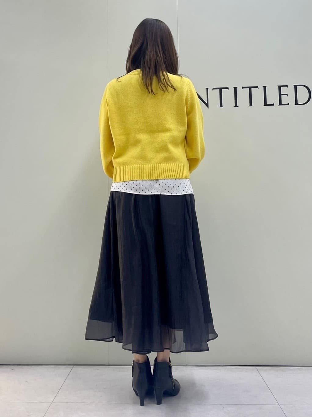 Sakaiさんの「UNTITLED｜◆【後ろウエストゴム/洗える】シアーローンロングスカート」を使ったコーディネート