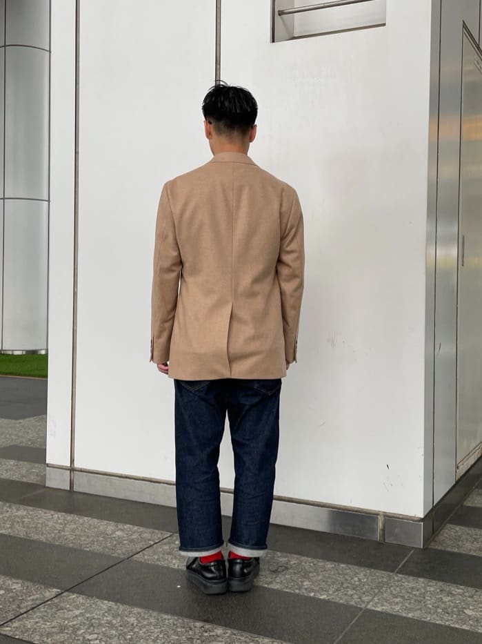 加藤裕樹さんの「TAKEO KIKUCHI｜【モンスターストレッチ】日本製 ワンウォッシュ デニムパンツ」を使ったコーディネート
