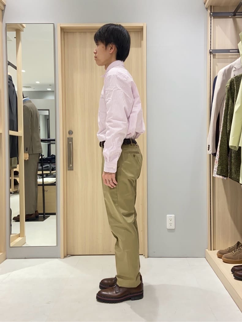 わいずみさんの「TAKEO KIKUCHI｜【オフィスカジュアル対応】ドレス チノパンツ」を使ったコーディネート