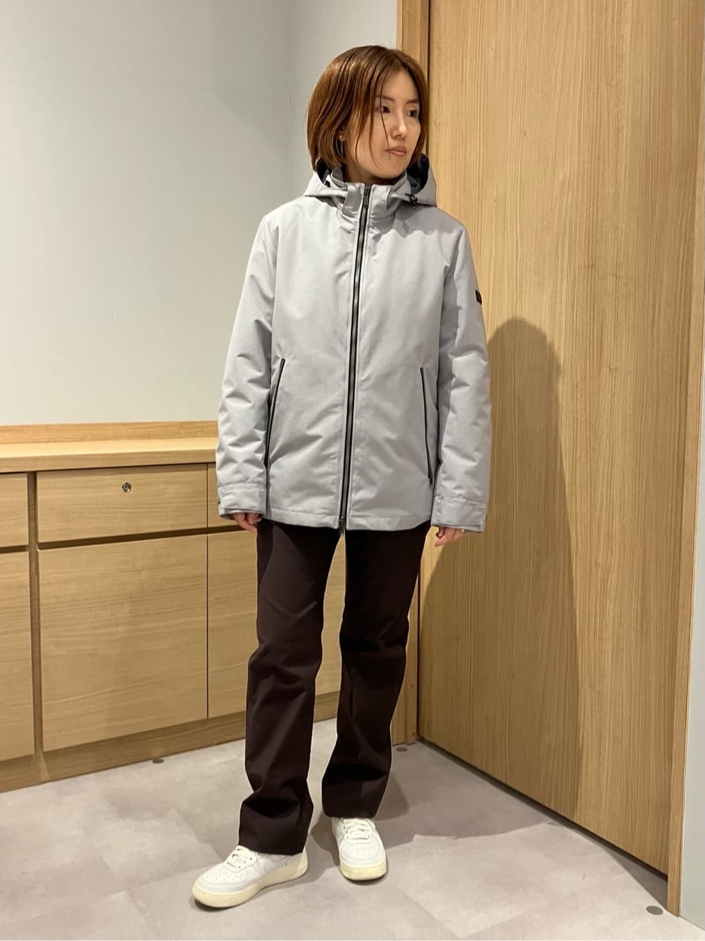 みかさんの「TAKEO KIKUCHI｜【Made in JAPAN】播州織 ストレッチ パンツ」を使ったコーディネート