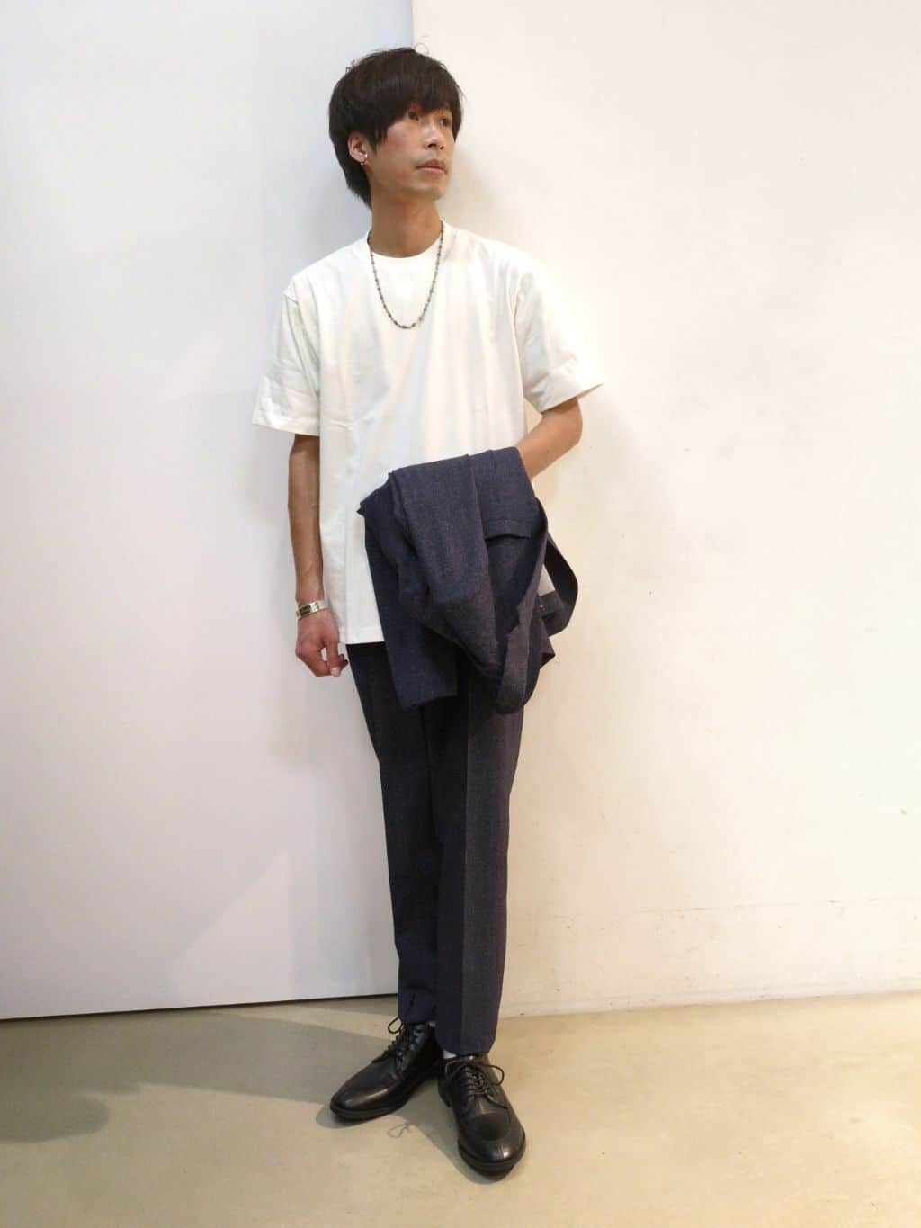 takeさんの「THE SHOP TK｜◆【AVANT AIR】メッシュ ジャケット セットアップ可/洗濯機OK/ストレッチ/シワになりにく」を使ったコーディネート
