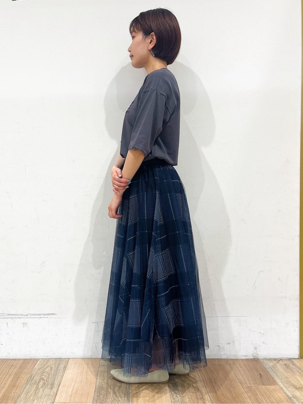 山さんさんの「grove｜【Lee別注】スクエアショルダー」を使ったコーディネート