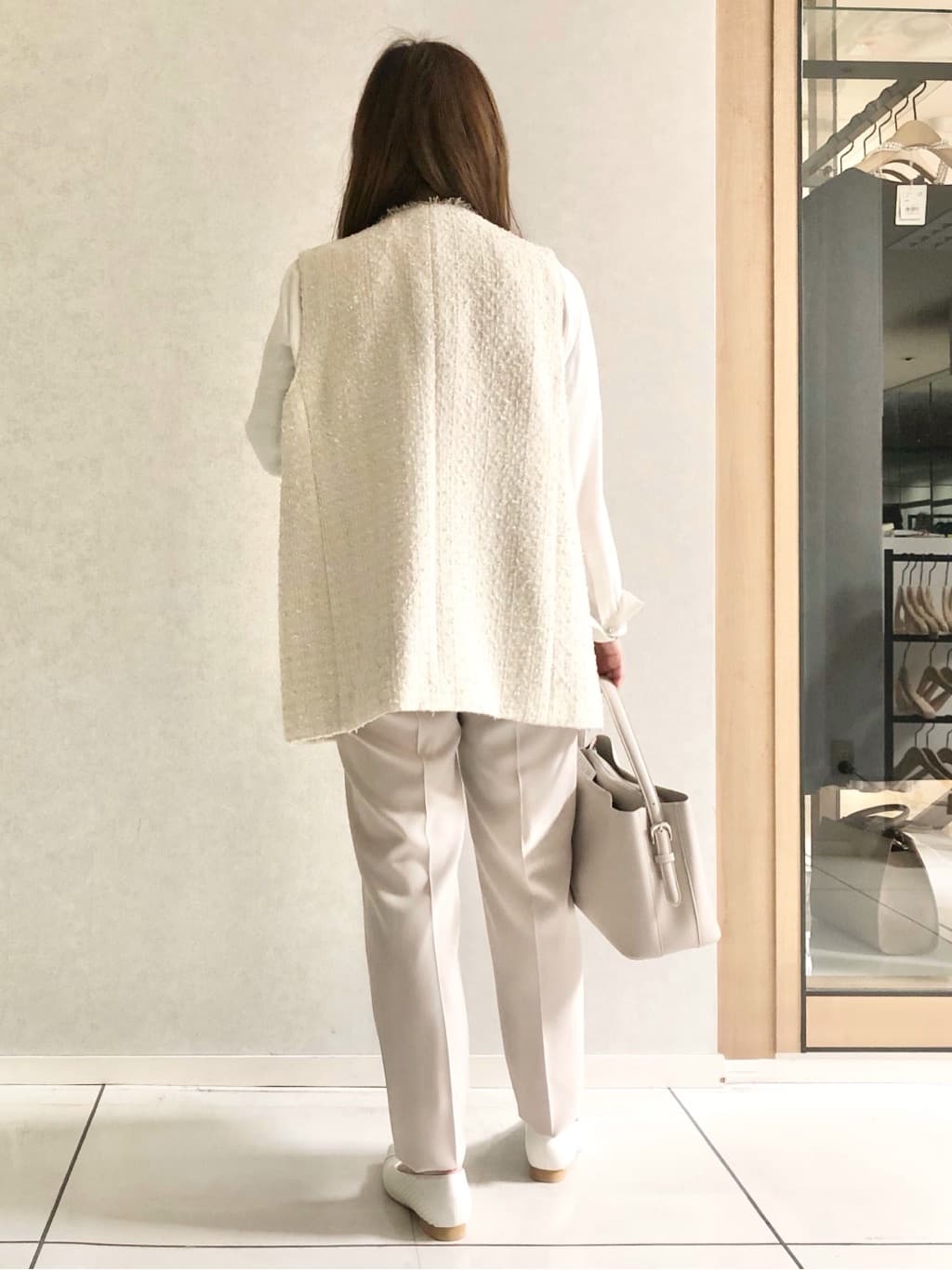 sayuさんの「UNTITLED｜◆【通勤スーツ】タックテーパードパンツ」を使ったコーディネート