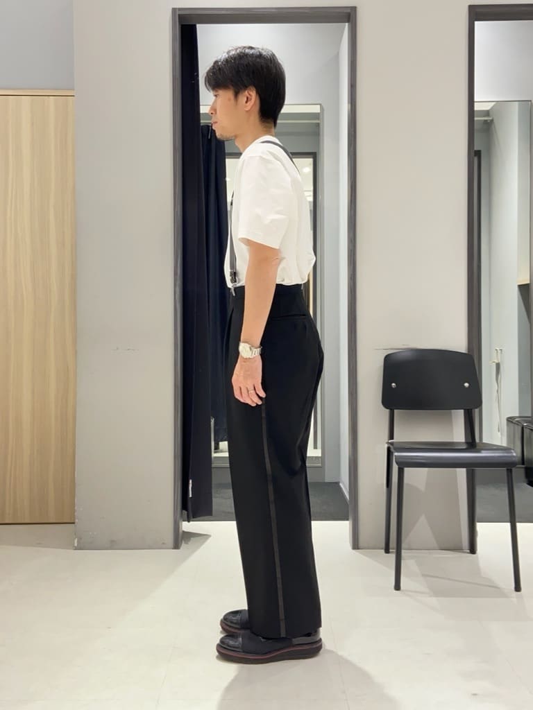 わいずみさんの「TAKEO KIKUCHI｜【尾州織】リネンブレンド メッシュ ジャケット」を使ったコーディネート