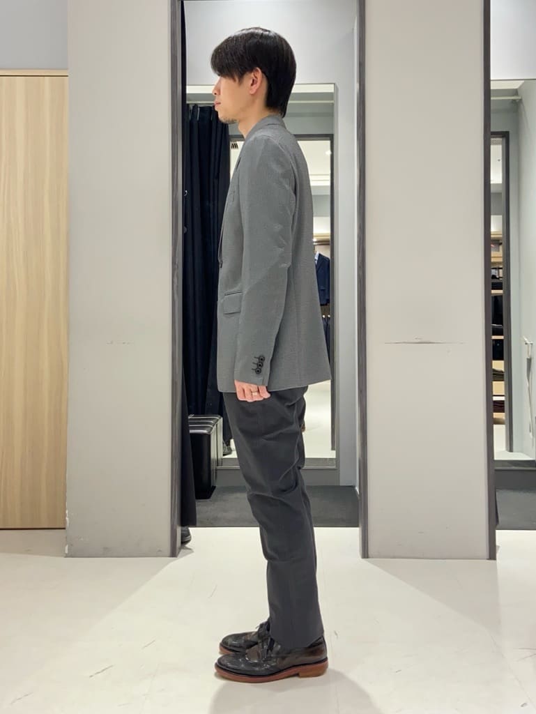 わいずみさんの「TAKEO KIKUCHI｜【全7サイズ&times;8色展開！】トップマルチヘリンボン パンツ」を使ったコーディネート