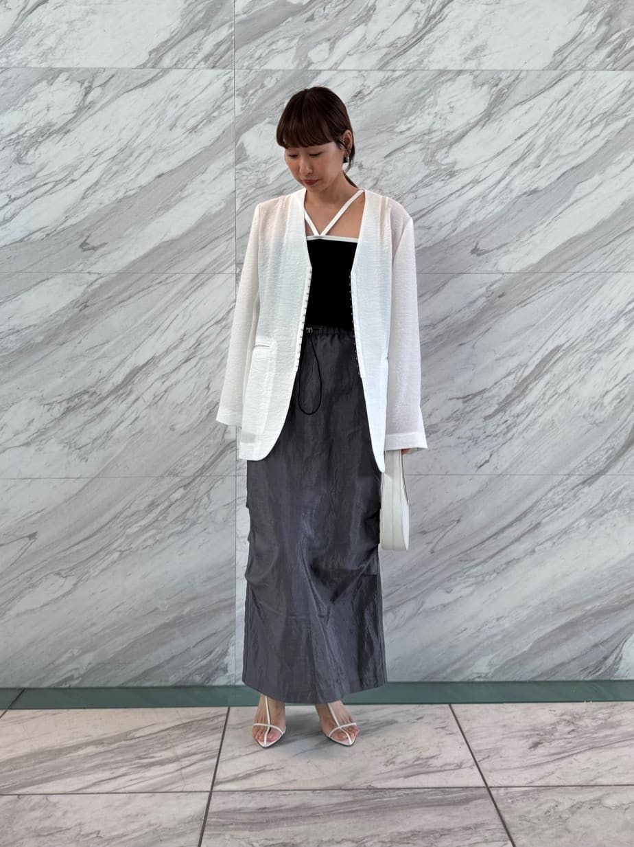 designer yukaさんの「CODE A｜【Cup-in】design cut camisole」を使ったコーディネート