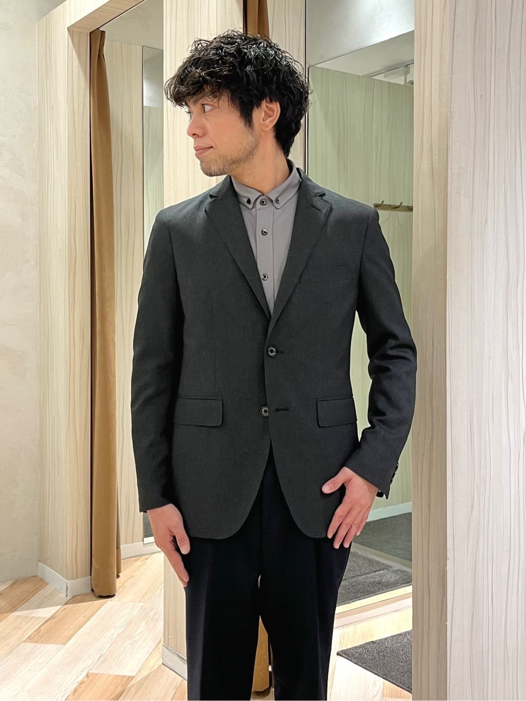 URAさんの「TAKEO KIKUCHI｜【3WAY】ハウンズトゥース ダウンライナー コート」を使ったコーディネート