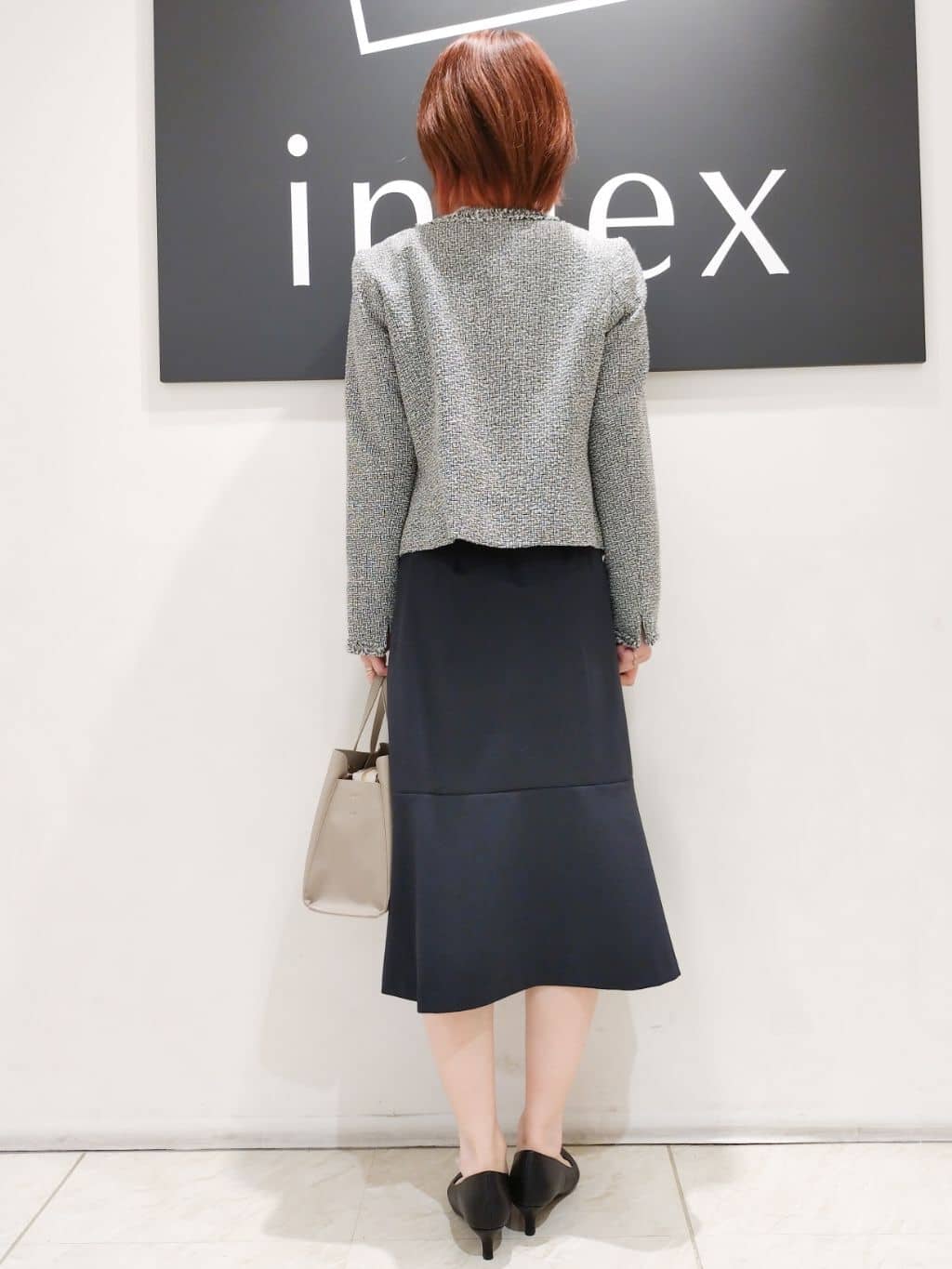 n.さんの「index｜《5色展開／S-LLサイズ》ストレッチマーメイドスカート／セットアップ対応【洗濯機洗い可／イージーケ」を使ったコーディネート