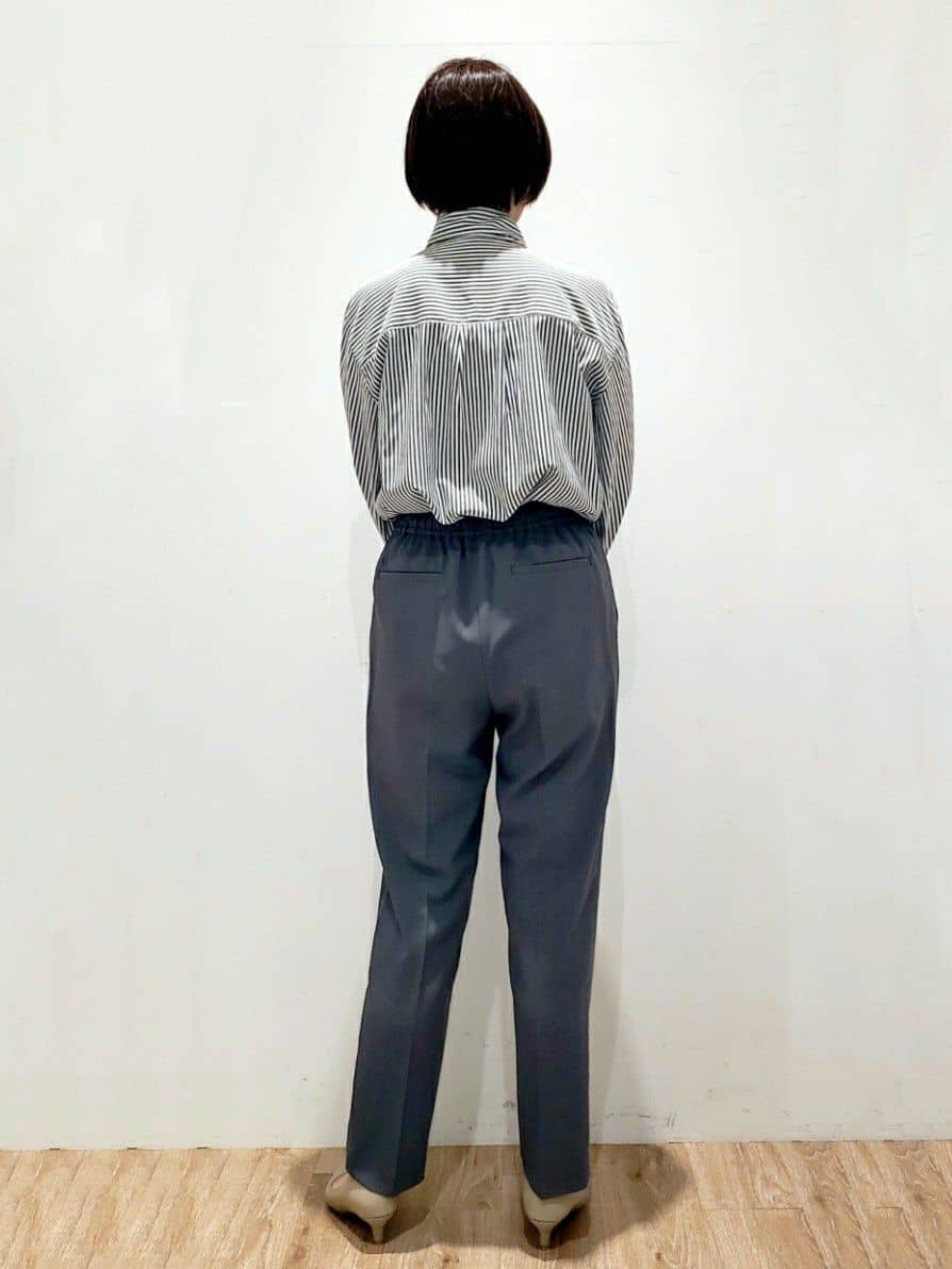 SHIMAKOさんの「OPAQUE.CLIP｜《通勤／セットアップ対応》Vネックジャケット／ダブルクロス【洗濯機洗い可】」を使ったコーディネート